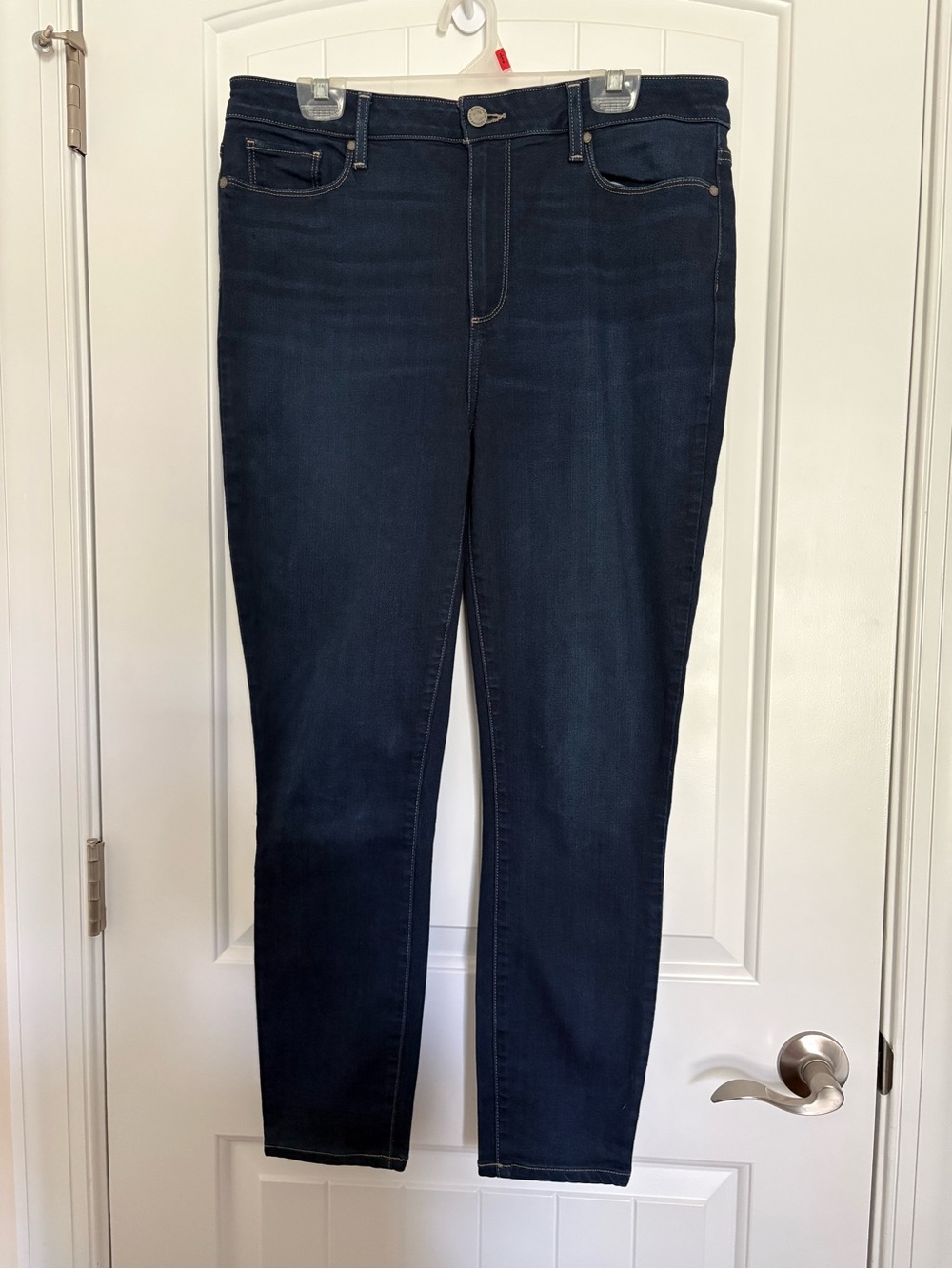 PAIGE Dark Indigo Skinny Jeans
